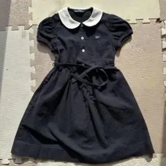 familiar 襟付きワンピース 120サイズ 黒