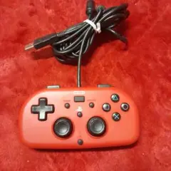 美品！【HORI】赤 USB コントローラー PS4 互換