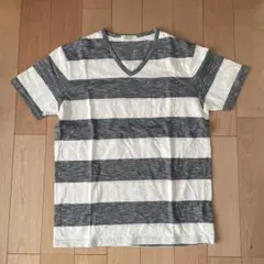 バックナンバー　ボーダー半袖Tシャツ コットンのサムネイル
