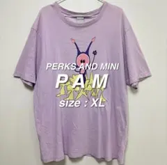 パークスアンドミニ P.A.M Tシャツ XL ライトパープル プリントのサムネイル