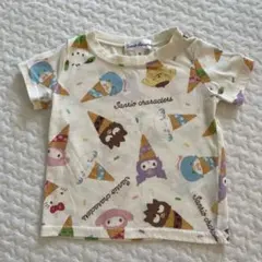 Sanrio アイス柄 Tシャツ 80 西松屋