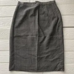 【ヴィンテージ美品】バーバリーズ 千鳥格子柄 タイトスカート L相当 40ウールのサムネイル