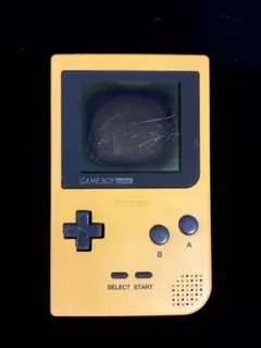 ゲームボーイポケット　イエロー　日本製　ジャンク品