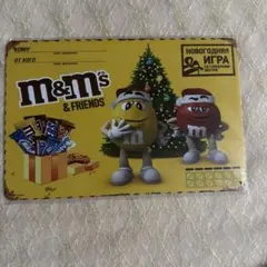 M&M's ブリキ看板 レトロインテリア