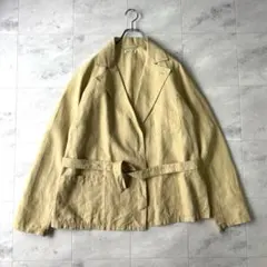【名品図鑑】AURALEE WASHED LINEN BELTED JACKETのサムネイル