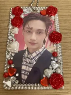 トレカケース デコ トレカ付き SEVENTEEN JUN セブチ ランダム