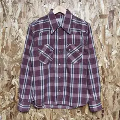 THE FLAT HEAD フラットヘッド ネルシャツ サイズ42 長袖シャツ - メルカリ
