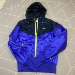 ア*ス様 NIKE フード付きウィンドブレーカー Mサイズ ネイビー/パープル
