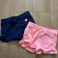カーターズ　女の子　ショートパンツ　ネイビー　ピンク　まとめ売り　100サイズ