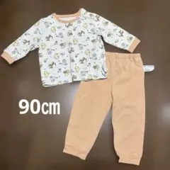 プーさん　ディズニー　UNIQLO ユニクロ長袖パジャマ90㎝　総柄