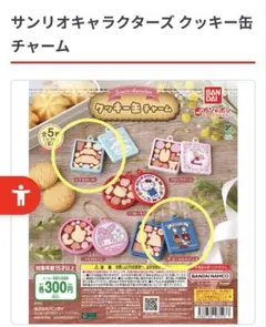 サンリオキャラクターズ クッキー缶チャーム　2種セット