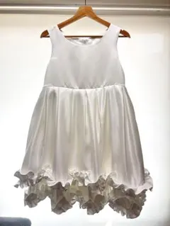 ウェディングドレス ミニ丈 フリル バレエコア 前撮り 二次会