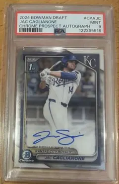 2024 Bowman Jac Caglianone 直筆サイン PSA9