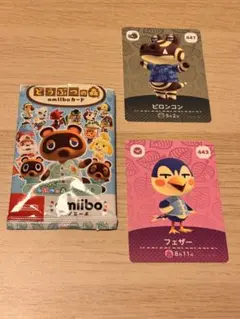 どうぶつの森 amiiboカード 第5弾 ピロンコン フェザー