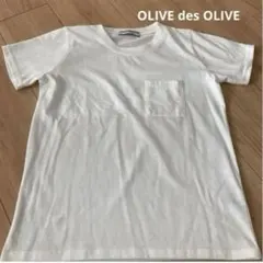 ６４　　OLIVE des OLIVE ホワイト 半袖Tシャツ　Mサイズのサムネイル