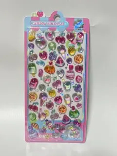 3Dシール　ボンボンドロップ風硬めシール