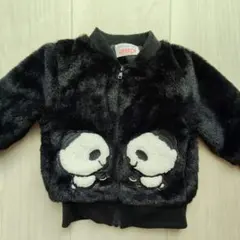 GARACH パンダ アウター 黒　80cm