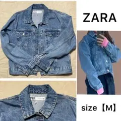 ZARA デニムジャケット　Gジャン　ザラ　レディース　M