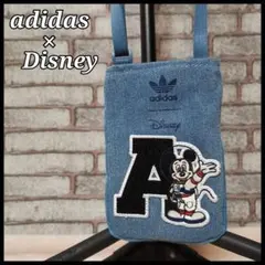 adidas originals Disneyコラボ スマホショルダー デニム
