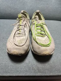 Mizuno メンズ スニーカー ベージュ グリーンのサムネイル