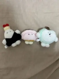求心フレンズ　ぬいぐるみ　ガチャガチャ　3点セット