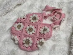 グラニースクエア バッグ ピンク