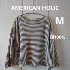 AMERICAN HOLIC ボーダー Tシャツ M