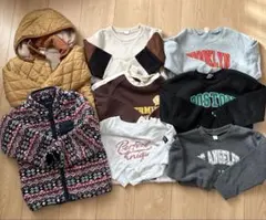 8点セット　110メイン　120 アウター　裏起毛トレーナー