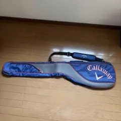 極美品✨キャロウェイ　クラブケース　ナイロン　刺繍ロゴ　肩パット　斜め掛け　黒 極美品✨キャロウェイ クラブケース ナイロン 刺繍ロゴ 肩パット 斜め