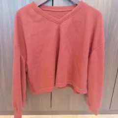 新品同様✨shein dazy ロンT クロップド ドロップショルダー　L