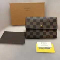 【正規品】ルイヴィトン ポルトトレゾール エテュイパピエ ダミエ財布