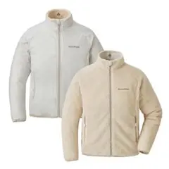 モンベルクリマエア リバーシブル ジャケット Kid's 160 アイボリー