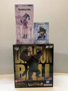 新品　未開封　3点　ドラゴンボール　一番くじ　フィギュア　下位賞コンプリート