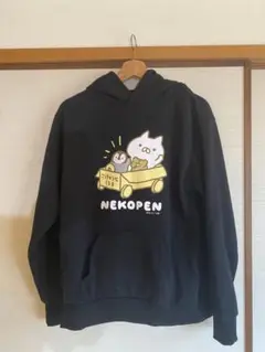 ねこぺん日和　 パーカー　サイズLL