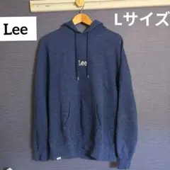 Lee ビッグサイズ 刺繍センターロゴ パーカー フーディー プルオーバー L