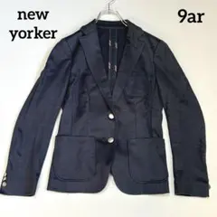 new yorker 9ar テーラードジャケット ネイビーのサムネイル