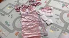 sugar フリルサンタコス　ピンク　ラメ入り