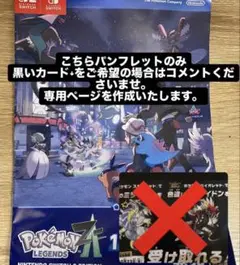ポケモンレジェンズZA 発売直前号　パンフレットのみ