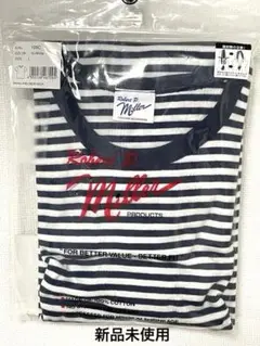 ロバートPミラー パネルリブ クルーネックTシャツ L 綿 半袖 ボーダー