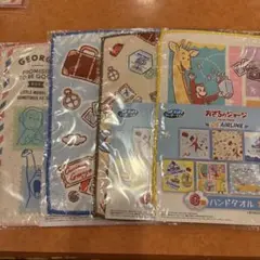 おさるのジョージ セガラッキーくじ ハンドタオル
