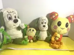 NHK いないいないばあ　キャラクター　リュック2個　ぬいぐるみ2