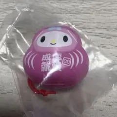 ジャパぐるみ だるま ストラップ マイメロディ　マイメロ