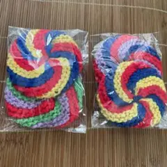 アクリルタワシ　4個(2個ずつ個包装)