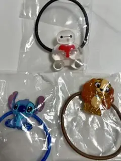 ディズニーキャラクター Twinkle ゴム レディ スティッチ ベイマックス