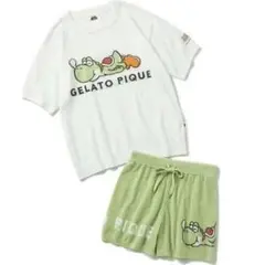 【新品】ジェラートピケ　ヨッシー　ジャガードプルオーバー&ショートパンツ