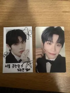 ZB1 ゼベワン テレ reflow 封入 トレカ ラキドロ チェキ セット