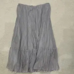 LEST ROSE プリーツスカート レース付き