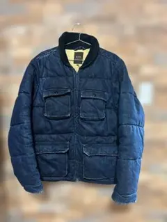 G-STAR ジースター　ダークブルー デニムダウンジャケット Mサイズ