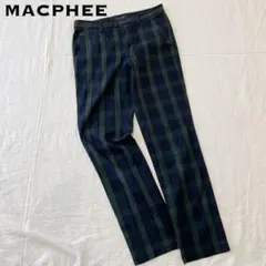 MACPHEE マカフィー グリーンチェックパンツのサムネイル