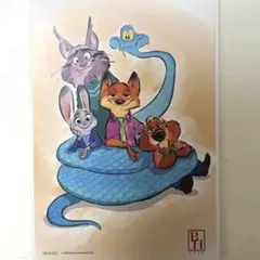 ズートピア2 アートプリント 映画特典